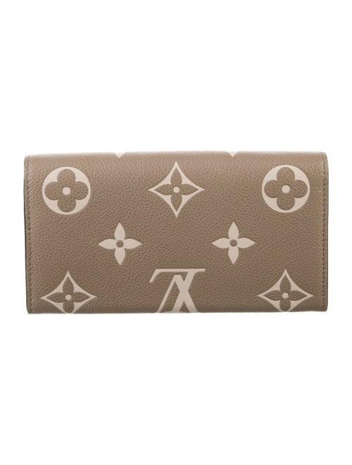 Louis Vuitton Monogram Giant Pattern Empreinte Leather Sarah Wallet