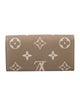 Louis Vuitton Monogram Giant Pattern Empreinte Leather Sarah Wallet