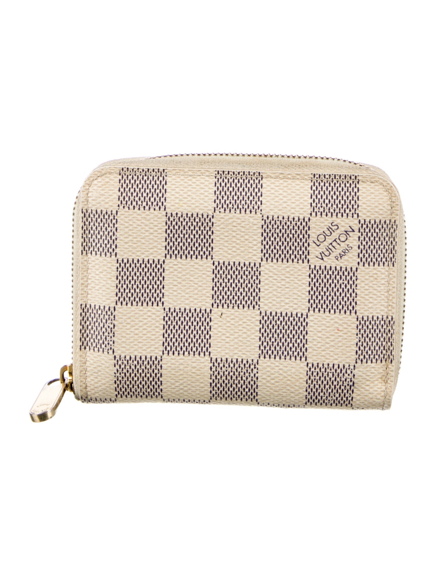 Louis Vuitton Damier Azur Pattern Zippy Coin Purse