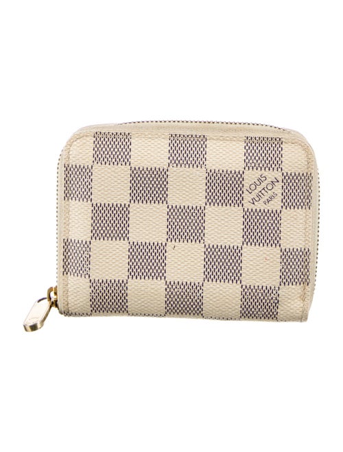Louis Vuitton Damier Azur Pattern Zippy Coin Purse