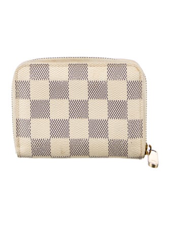 Louis Vuitton Damier Azur Pattern Zippy Coin Purse