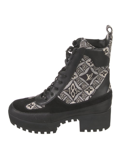 Louis Vuitton Since 1854 Canvas Combat Boots