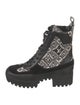 Louis Vuitton Since 1854 Canvas Combat Boots