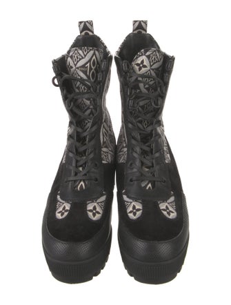 Louis Vuitton Since 1854 Canvas Combat Boots