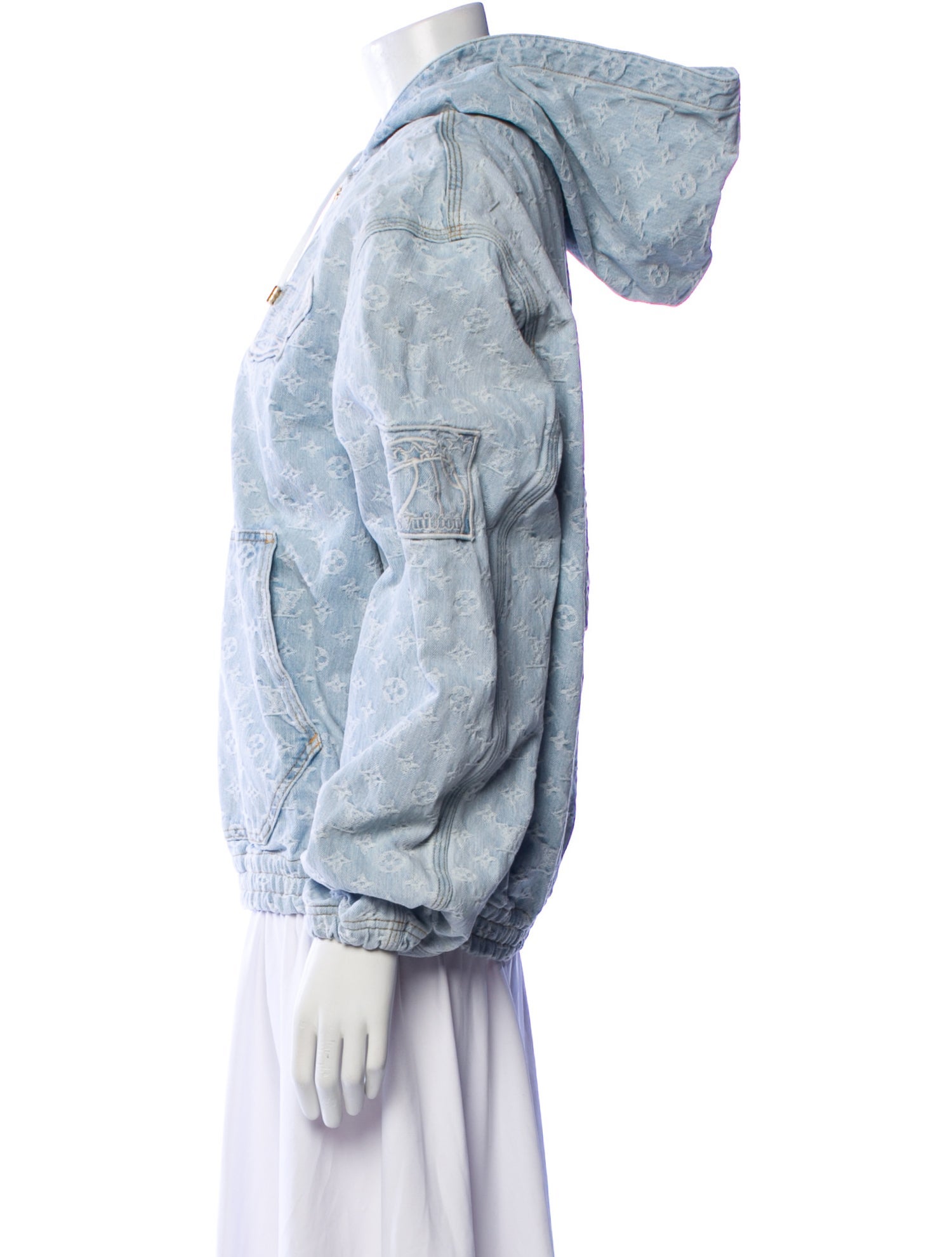 Louis Vuitton 2021 Louis Vuitton x NBA 2021 LV Monogram Denim Jacket Denim Jacket