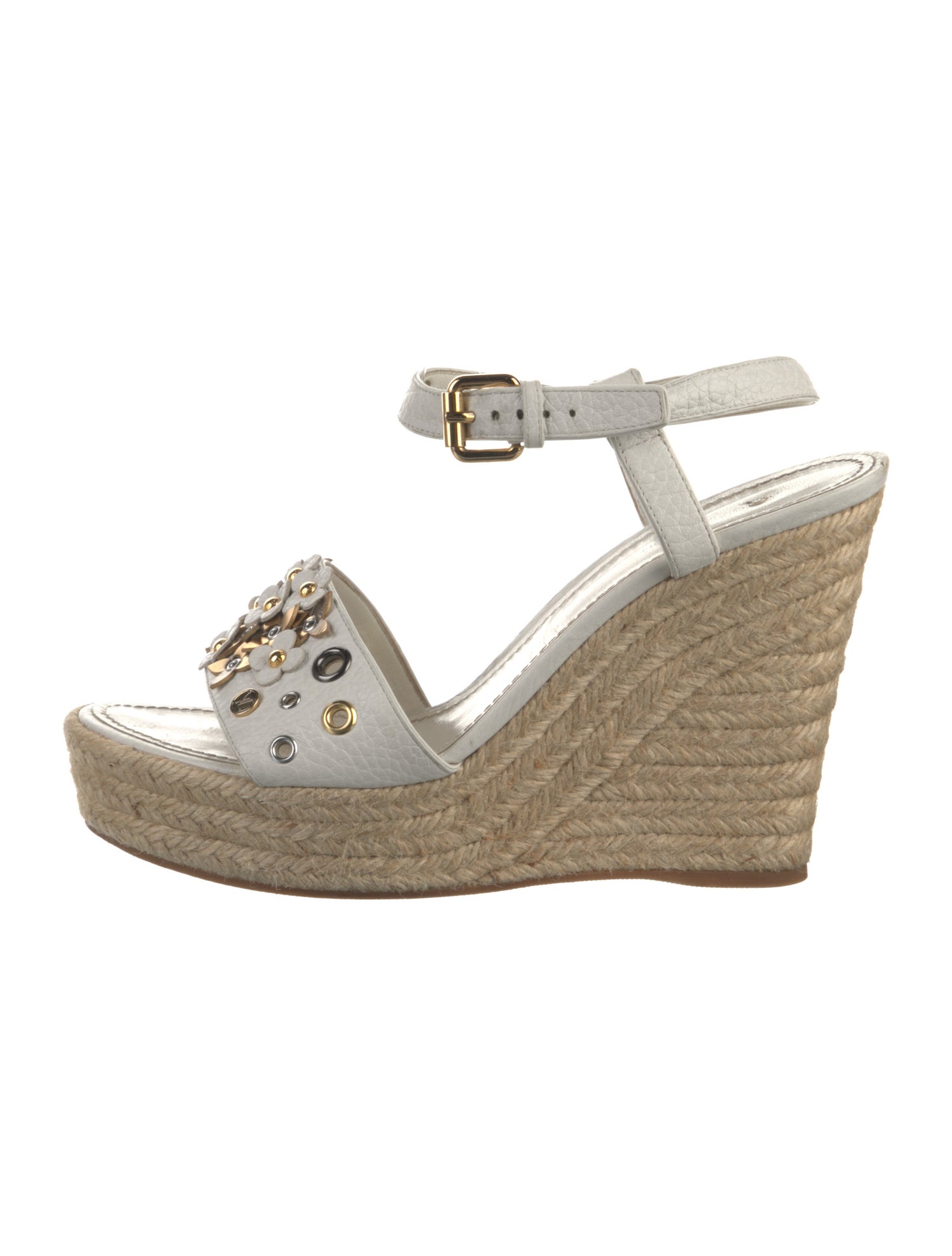 Louis Vuitton LV Monogram Leather Espadrilles