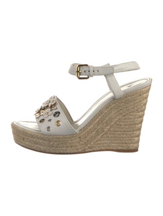 Louis Vuitton LV Monogram Leather Espadrilles