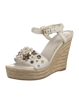 Louis Vuitton LV Monogram Leather Espadrilles