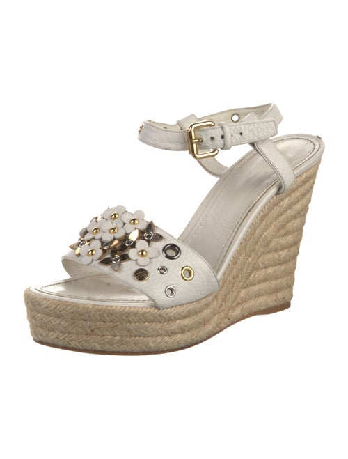 Louis Vuitton LV Monogram Leather Espadrilles