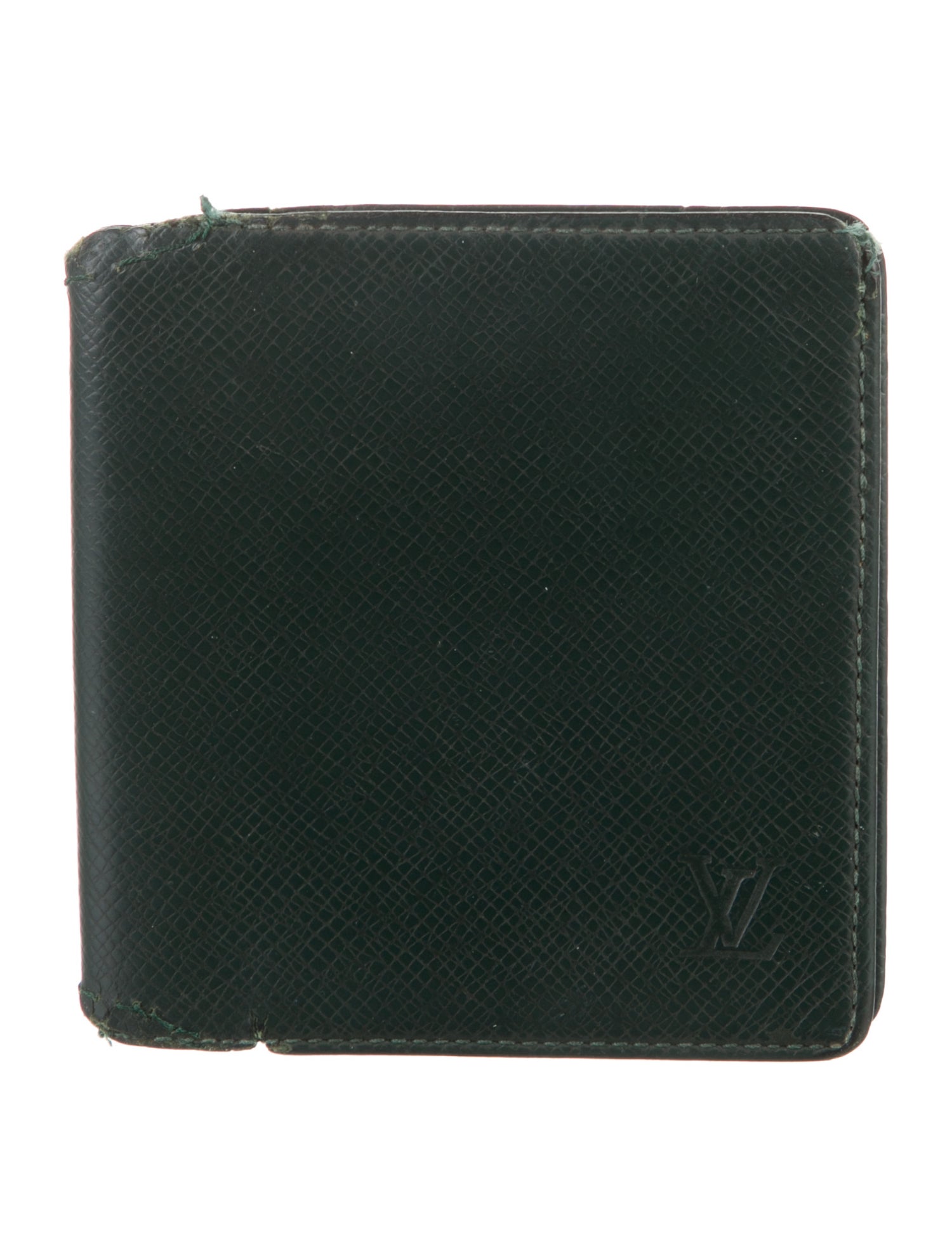 Louis Vuitton 1996 Taiga Leather Bifold Wallet