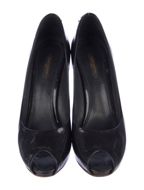 Louis Vuitton LV Monogram Patent Leather Pumps