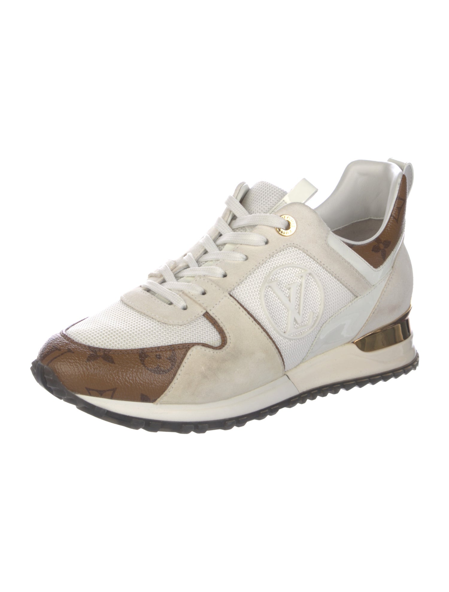 Louis Vuitton LV Monogram Suede Sneakers