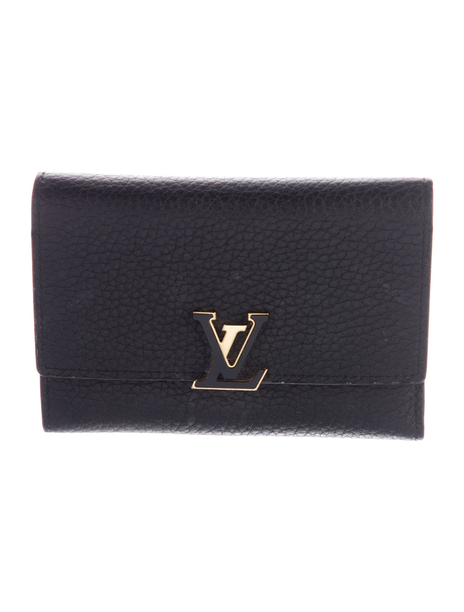 Louis Vuitton Taurillon Leather Capucines Compact Wallet