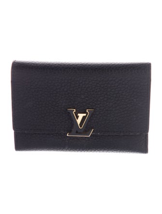 Louis Vuitton Taurillon Leather Capucines Compact Wallet