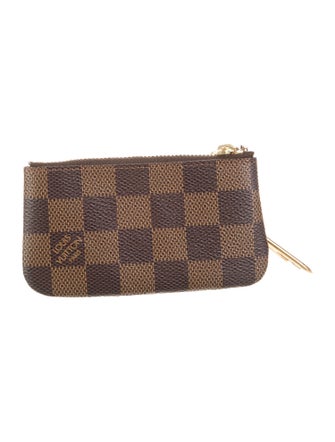 Louis Vuitton 2022 Damier Ebene Pattern Key Holder