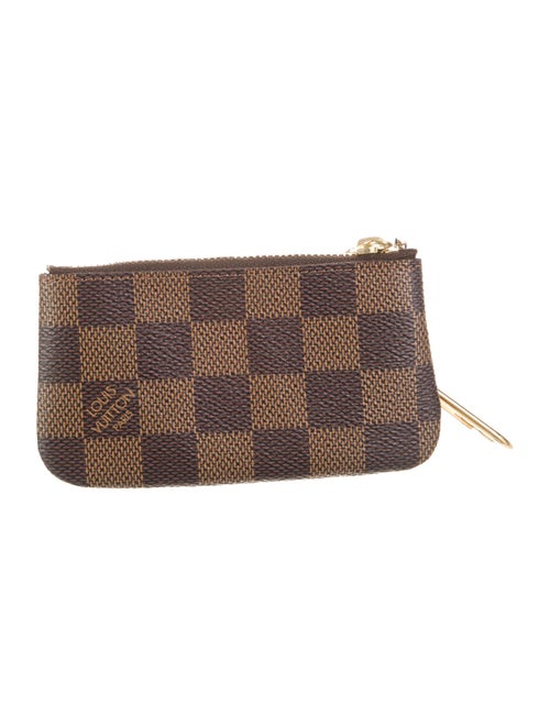 Louis Vuitton 2022 Damier Ebene Pattern Key Holder