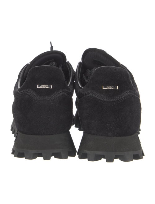 Louis Vuitton Suede Mesh Accents Athletic Sneakers