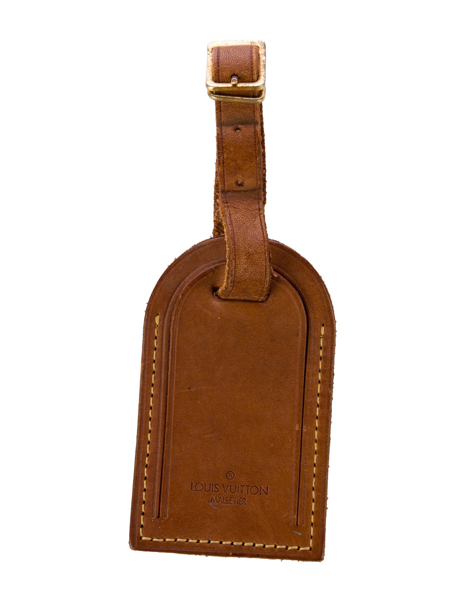Louis Vuitton Malletier Vachetta Luggage Tag