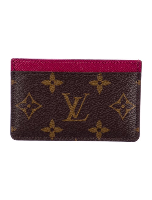 Louis Vuitton LV Monogram Coated Canvas Card Case