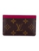 Louis Vuitton LV Monogram Coated Canvas Card Case