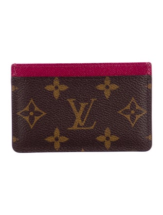 Louis Vuitton LV Monogram Coated Canvas Card Case