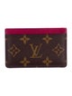 Louis Vuitton LV Monogram Coated Canvas Card Case