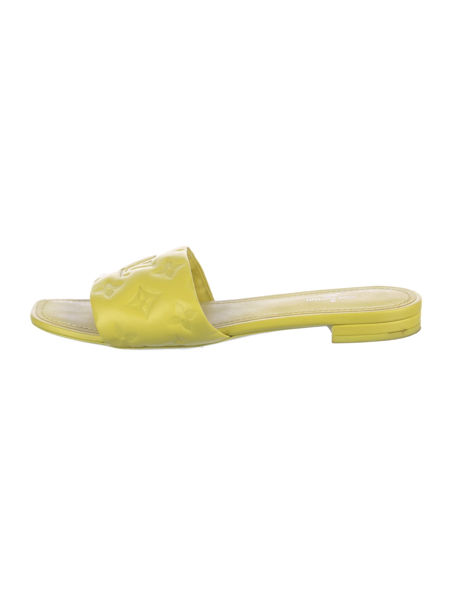 Louis Vuitton LV Monogram Leather Flats