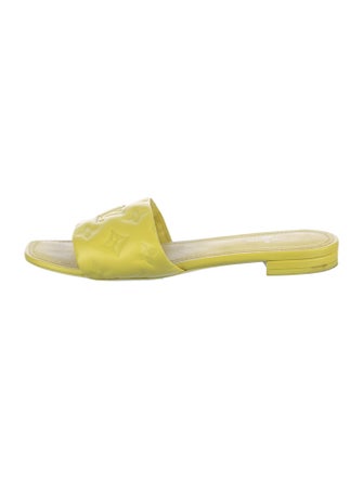 Louis Vuitton LV Monogram Leather Flats