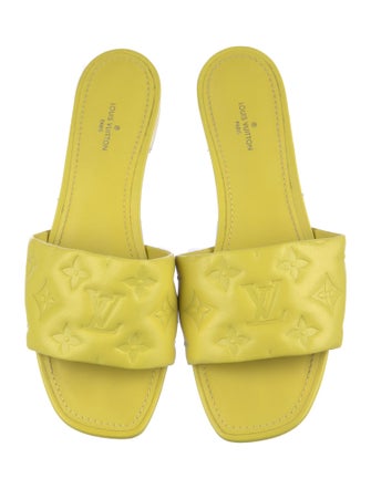 Louis Vuitton LV Monogram Leather Flats