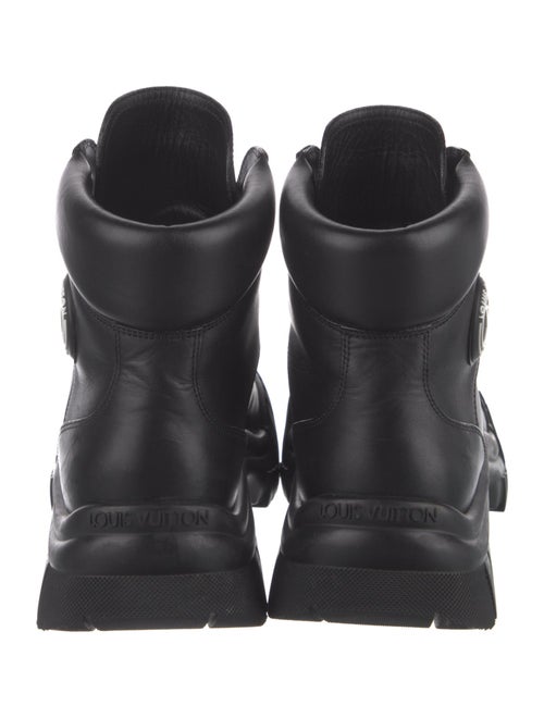 Louis Vuitton Leather Combat Boots