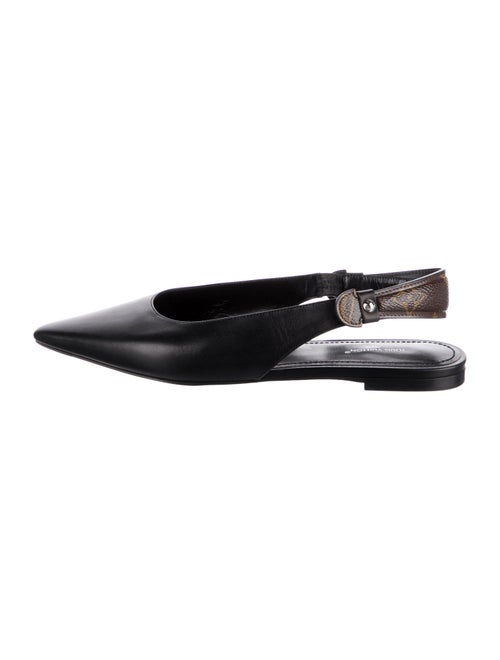 Louis Vuitton Leather Slingback Flats