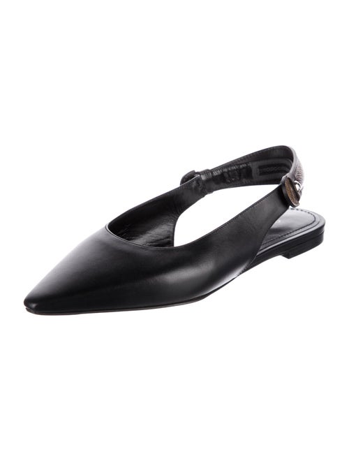 Louis Vuitton Leather Slingback Flats