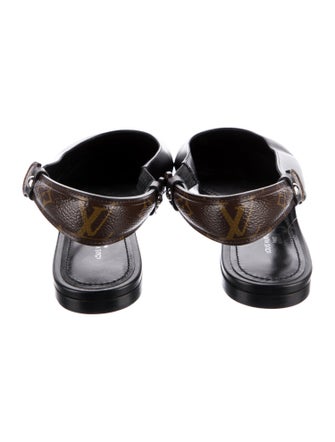 Louis Vuitton Leather Slingback Flats