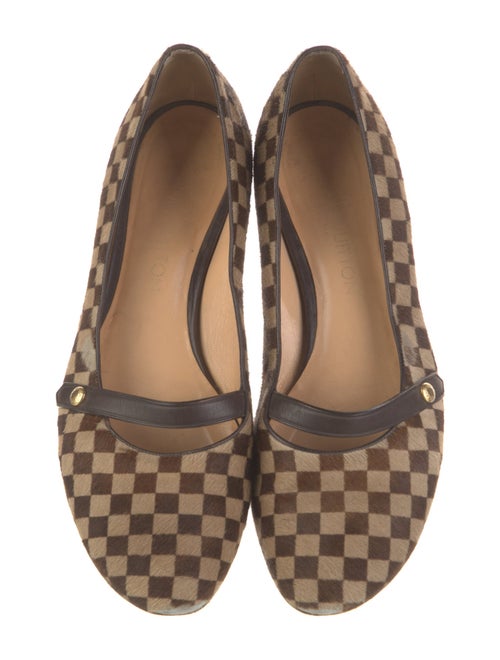 Louis Vuitton LV Monogram Ponyhair Mary Jane Flats