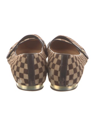 Louis Vuitton LV Monogram Ponyhair Mary Jane Flats