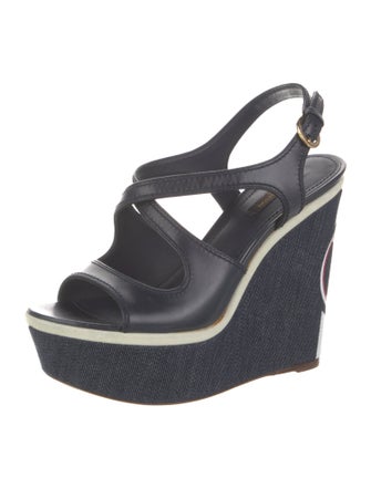 Louis Vuitton Leather Espadrilles