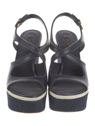 Louis Vuitton Leather Espadrilles