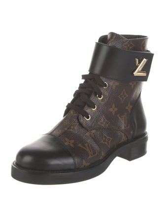 Louis Vuitton LV Monogram Combat Boots