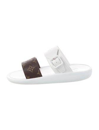Louis Vuitton LV Monogram Rubber Slides