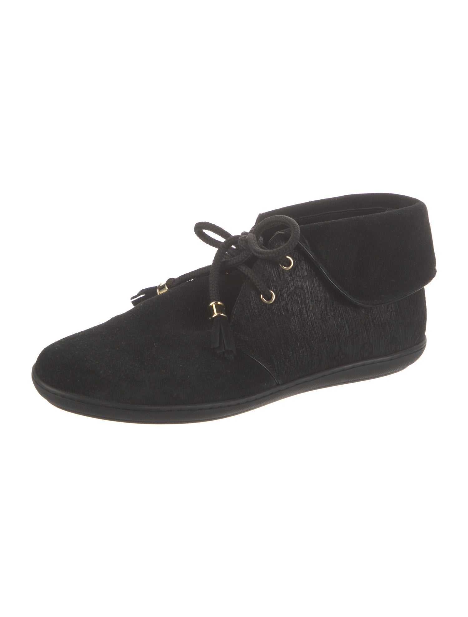 Louis Vuitton LV Monogram Suede Sneakers