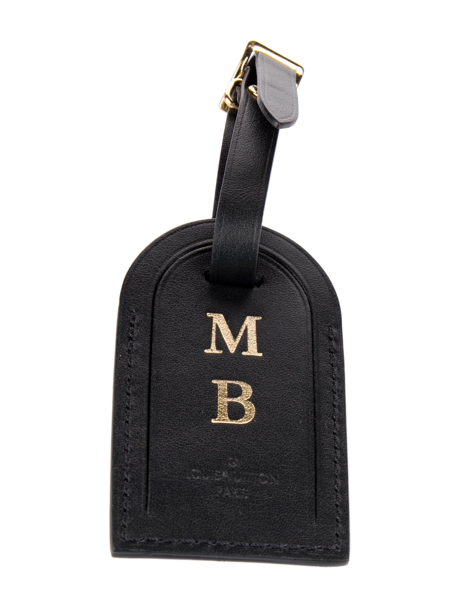 Louis Vuitton Leather Luggage Tag