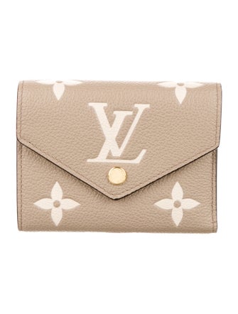 Louis Vuitton Monogram Giant Pattern Empreinte Leather Victorine Wallet