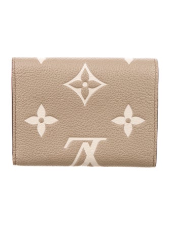 Louis Vuitton Monogram Giant Pattern Empreinte Leather Victorine Wallet