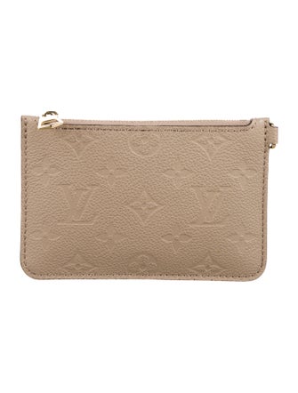 Louis Vuitton Monogram Pattern Empreinte Leather Pochette Félicie Insert