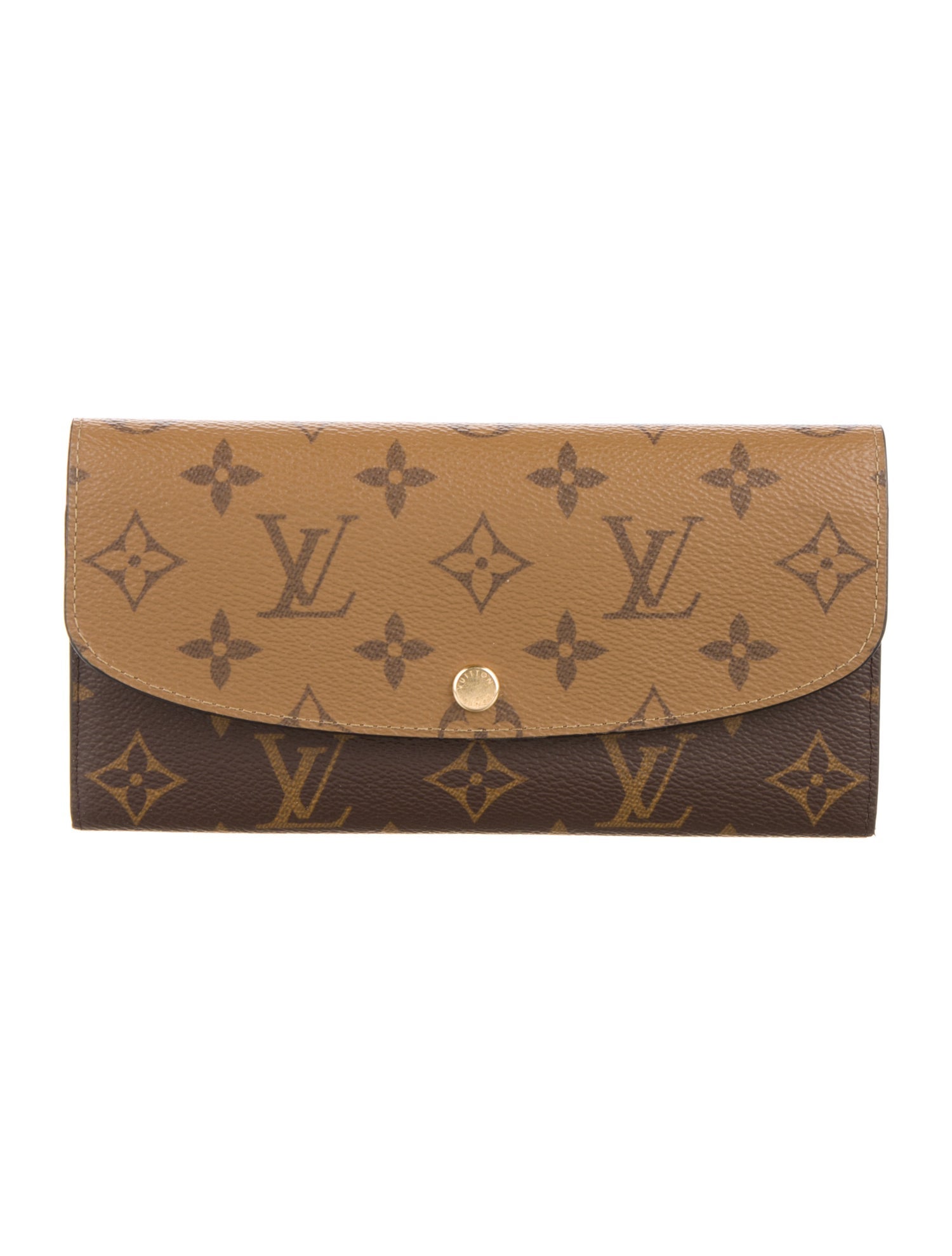 Louis Vuitton Coated Canvas Emilie Wallet