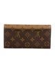 Louis Vuitton Coated Canvas Emilie Wallet
