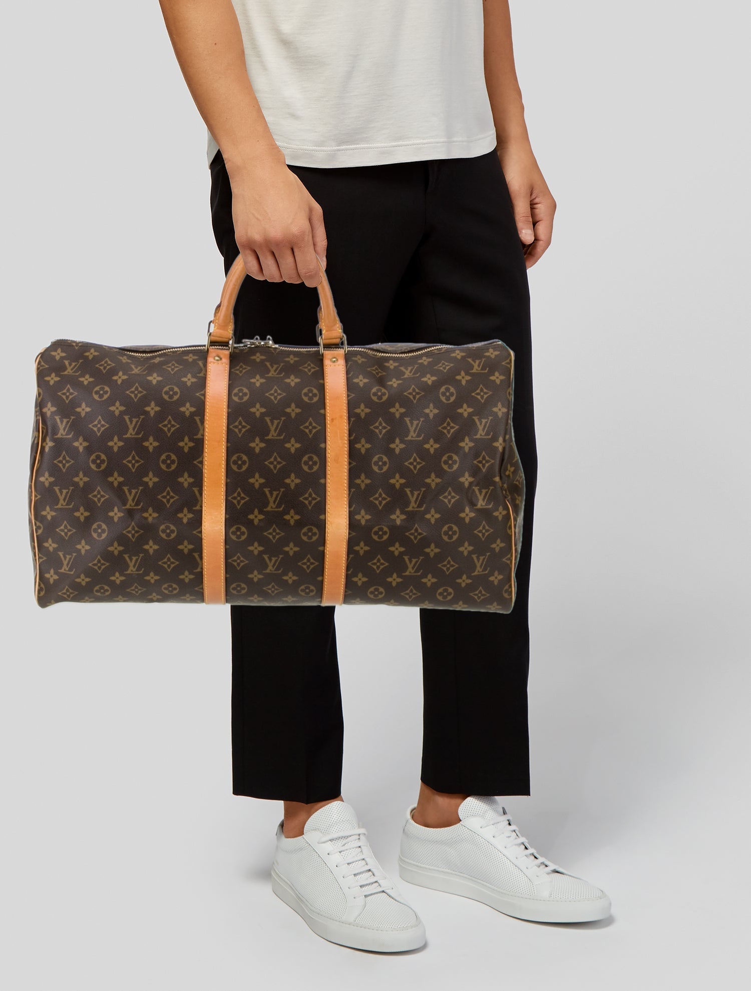 Louis Vuitton LV Monogram Keepall 55 Vintage