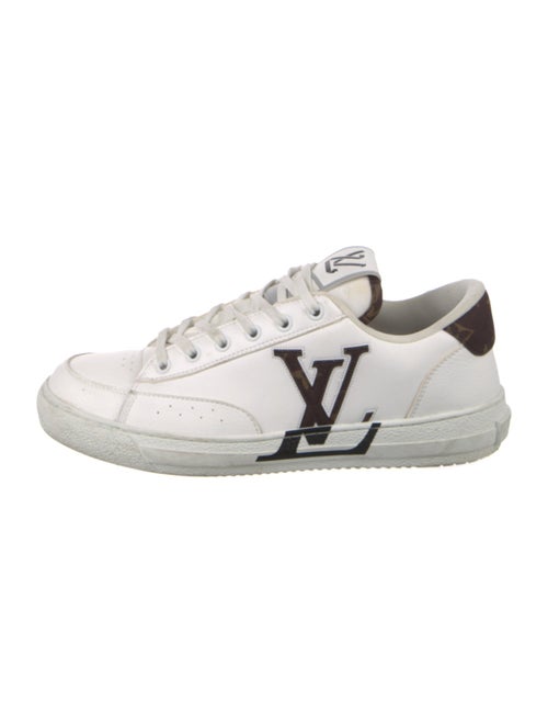 Louis Vuitton Leather Colorblock Pattern Sneakers