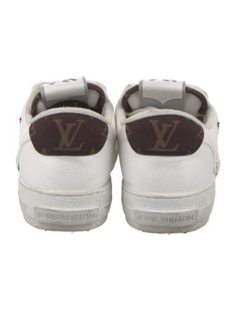 Louis Vuitton Leather Colorblock Pattern Sneakers