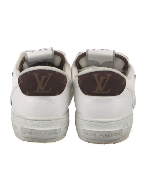 Louis Vuitton Leather Colorblock Pattern Sneakers